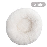 Round Big Dog Bed Sofa Long Plush Lounger Basket Fluffy Pet Bed House for Dogs Cats Puppy Cushion Winter Warm Pet Bed Kennel - Your Healthy Version