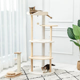 Cat Tree House Condo Cat’s Activity Center with Double Condo Indoor Soft Perch Fully Wrapped Scratching Sisal Post rascador gato - Your Healthy Version