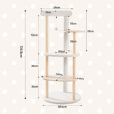 Cat Tree House Condo Cat’s Activity Center with Double Condo Indoor Soft Perch Fully Wrapped Scratching Sisal Post rascador gato - Your Healthy Version