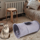 FREE SHIPPING Cat Tunnel Toy Funny Pet Play Tubes Balls Collapsible Crinkle Kitten Toys Puppy Ferrets Rabbit Play Dog Tunnel Tubes Cat Toy - Your Healthy Version