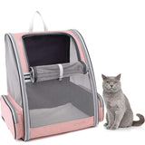 Foldable Pet Dog Carrier Bag Portable Breathable Carrier for Cat Mesh Zipper Double Shoulder Backpack for Travel Cat Accessories - Your Healthy Version