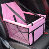 Pet Dog Car Seat Waterproof Basket Waterproof Dog Seat Bags Folding Hammock Pet Carriers   Bag For Small Cat Dogs Safety Travel - Your Healthy Version