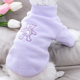 Pack of 4 Winter Dog Clothes Two Feet Pets Outfits Warm Clothes for Small Medium Dogs Costumes Coat Pet Jacket Puppy Sweater - Your Healthy Version