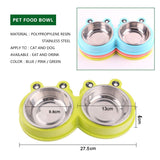 Double Dog Cat Bowls Stainless Steel Pet Feeder Water Bowls Non-slip Pet Food Drinking for Feeding Dogs Cats Rabbit Pet Supplies - Your Healthy Version