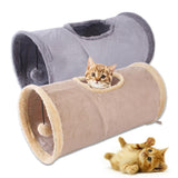 FREE SHIPPING Cat Tunnel Toy Funny Pet Play Tubes Balls Collapsible Crinkle Kitten Toys Puppy Ferrets Rabbit Play Dog Tunnel Tubes Cat Toy - Your Healthy Version