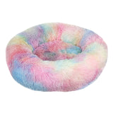 Round Big Dog Bed Sofa Long Plush Lounger Basket Fluffy Pet Bed House for Dogs Cats Puppy Cushion Winter Warm Pet Bed Kennel - Your Healthy Version