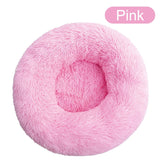 Round Big Dog Bed Sofa Long Plush Lounger Basket Fluffy Pet Bed House for Dogs Cats Puppy Cushion Winter Warm Pet Bed Kennel - Your Healthy Version