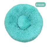 Round Big Dog Bed Sofa Long Plush Lounger Basket Fluffy Pet Bed House for Dogs Cats Puppy Cushion Winter Warm Pet Bed Kennel - Your Healthy Version