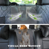 Dog Car Seat Cover 100% Waterproof Pet Dog Travel Mat Mesh Dog Carrier Car Hammock Cushion Protector With Zipper and Pocket - Your Healthy Version