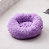 Round Big Dog Bed Sofa Long Plush Lounger Basket Fluffy Pet Bed House for Dogs Cats Puppy Cushion Winter Warm Pet Bed Kennel - Your Healthy Version