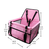 Pet Dog Car Seat Waterproof Basket Waterproof Dog Seat Bags Folding Hammock Pet Carriers   Bag For Small Cat Dogs Safety Travel - Your Healthy Version